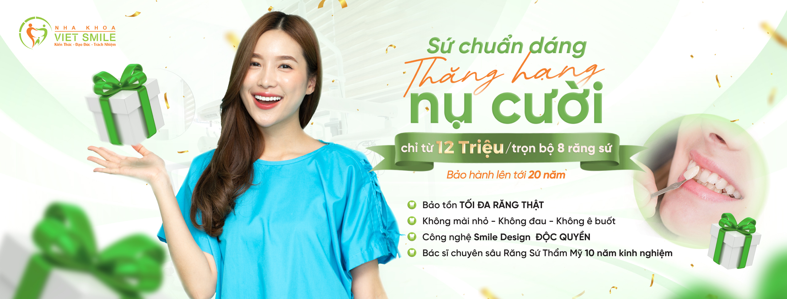 Dán sứ veneer - nha khoa viet smile 10 Ưu đãi răng sứ tháng 12