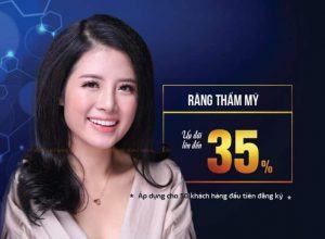 ƯU ĐÃI 35% dịch vụ răng sứ thẩm mỹ trong tháng 11
